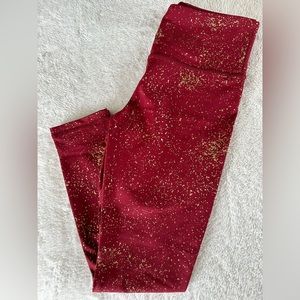 Red Stay Gold Zyia Leggings